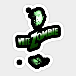 White Zombie Design Sticker